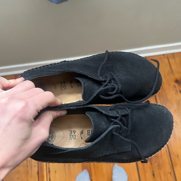Worn once Birkenstock Suede Gary shoes - Size 39 - Picture 3 of 5